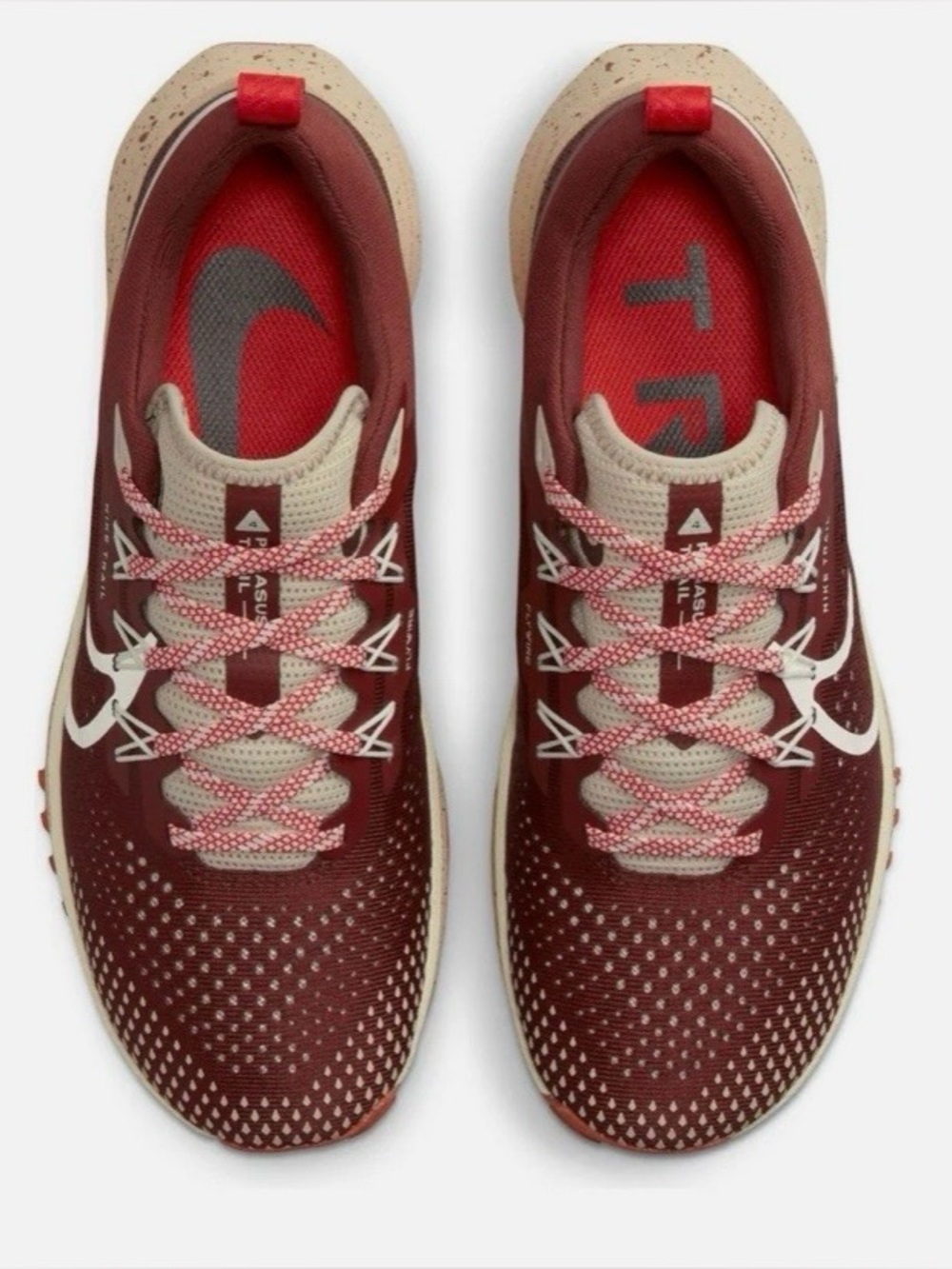Nike React Pegasus Trail 4 Dark Pony Picante Res  woman’s 10 NWOT